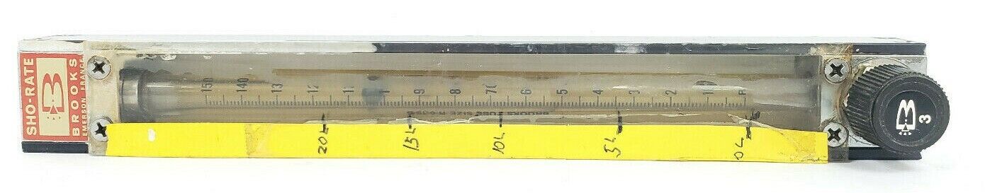 EMERSON BROOKS FLOW METER R-150 SIZE R-6-15-B