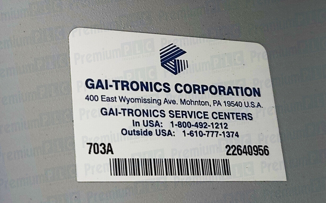 HUBBELL GAI-TRONICS 703A MULTI-PARTY INDOOR 115VAC AMPLIFIER ENCLOSURE NEW