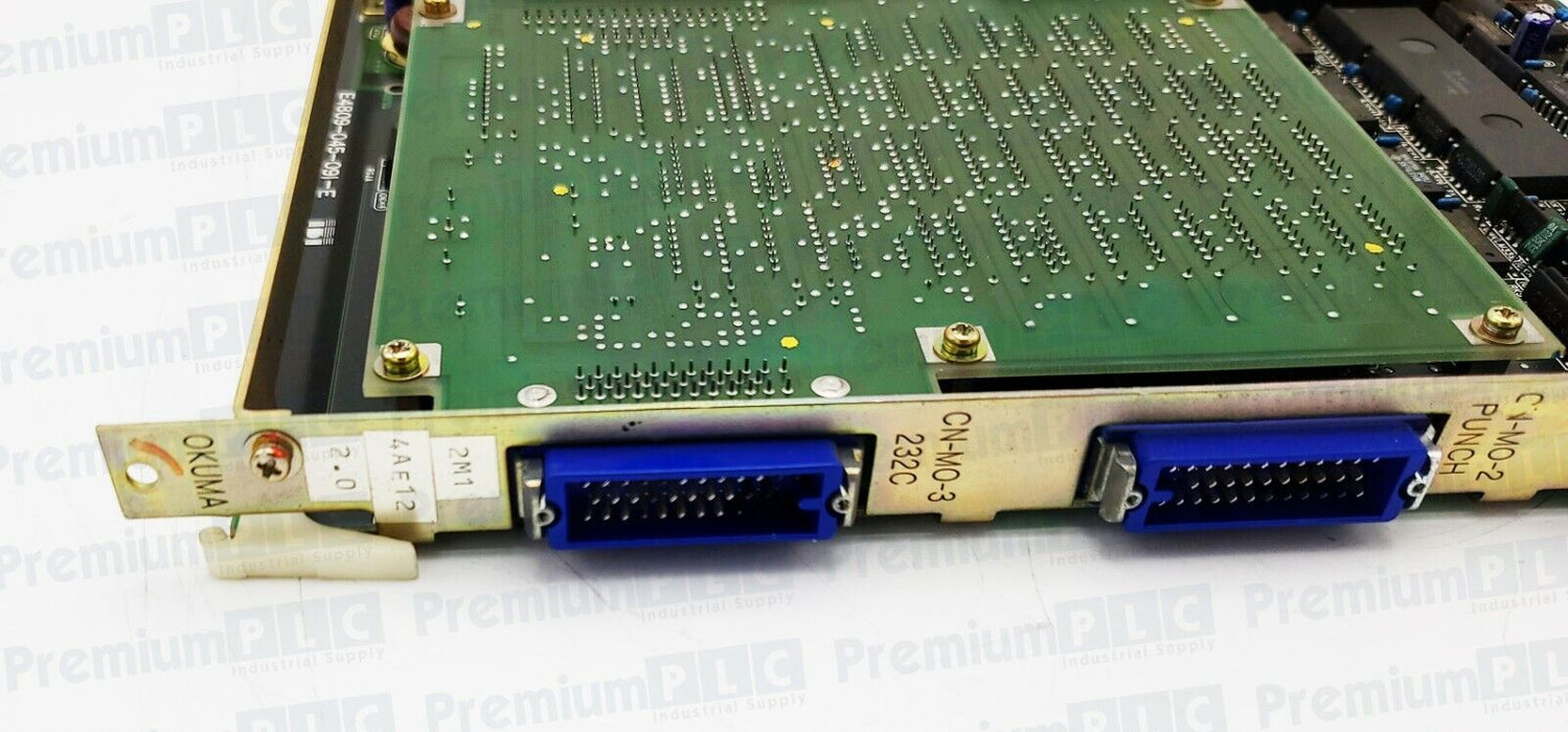 OKUMA OPUS 5000II E4809-045-091-E MAIN BOARD W/ E0227-702-008 BUBBLE MEMORY