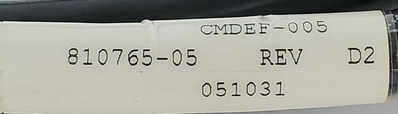 NEW GENERIC NIDEC CMDEF-005 FLEX-DUTY MOTOR POWER CABLE 5FT 810765-05 REV D2