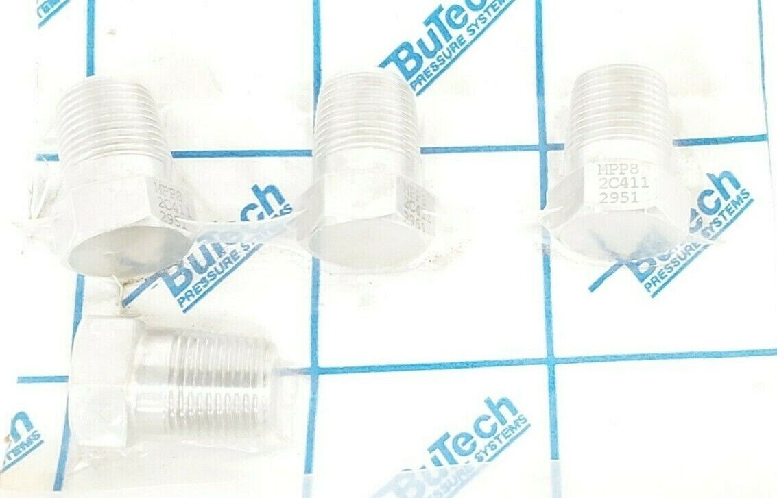LOT OF 4 NEW BUTECH PRESSURE SYSTEMS MPP8 PLUGS 2C411 2951