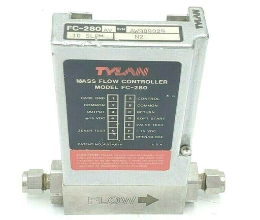 TYLAN FC-280AV 10 SLPM MASS FLOW CONTROLLER FC-280-AV-10SLPM-N2