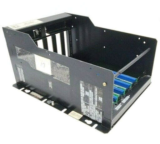 SQUARE D SYMAX 8030 RRK-100 SER. 03 5-SLOT REG. RACK CHASSIS ASSEMBLY 8030RRK100