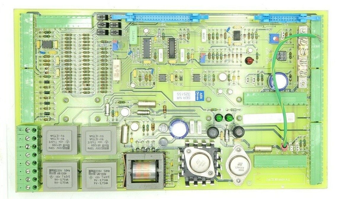 REPAIRED ABB SGHF-1001 58113972 F DDC TERMINAL BLOCK BOARD 5761625-3D 3400-TB2