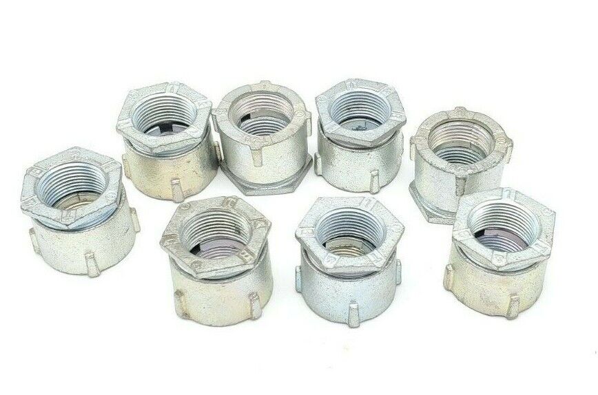 LOT OF 8 NEW T&B THOMAS & BETTS 1" STRAIGHT CONDUIT FITTINGS