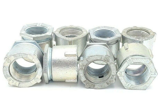 LOT OF 8 NEW T&B THOMAS & BETTS 1" STRAIGHT CONDUIT FITTINGS