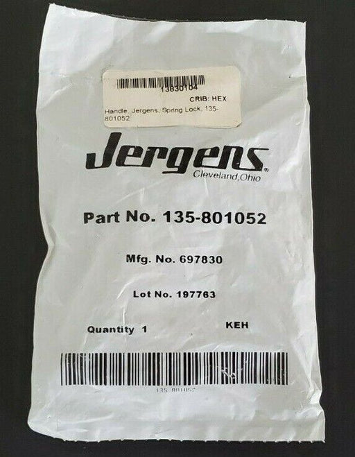 NEW JERGENS 135-801052 T-HANDLE BALL LOCK PIN 3/8" X 1-1/2" 801052 697830
