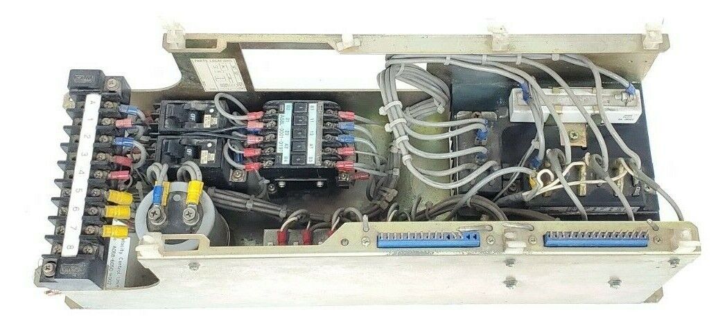 FANUC A06B-6050-H002 VELOCITY CONTROL UNIT (MISSING A20B-1000-0560 SERVO BOARD)