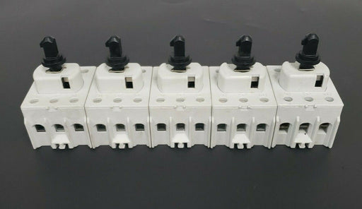 LOT OF 5 ALTECH CORP KU325N MOTOR DISCONNECT SWITCHES 3-POLE, 40A