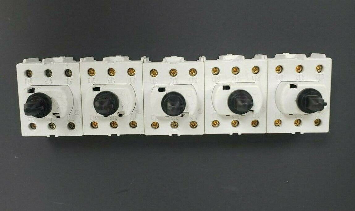 LOT OF 5 ALTECH CORP KU325N MOTOR DISCONNECT SWITCHES 3-POLE, 40A