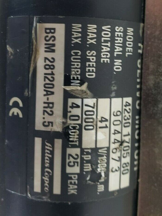 ATLAS COPCO NUTRUNNER ASSEMBLY QMR62-46-RT QMR6246TXD5H QRT-62-200 4230-1705-80