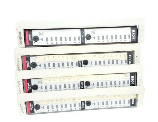 LOT OF 4 MODICON AS-B804-016 115VAC OUTPUT MODULES ASB804016