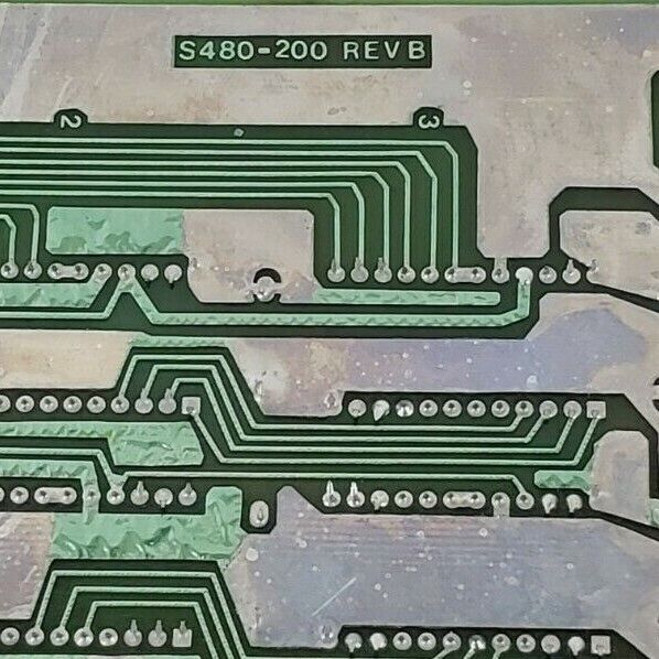 GOULD MODICON ASSY S480-200 REV. B PCB MEMORY CPU MODULE S482-400