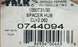 NIB FALK 0744094 SPACER HUB 1050T31/35 CL=2.062