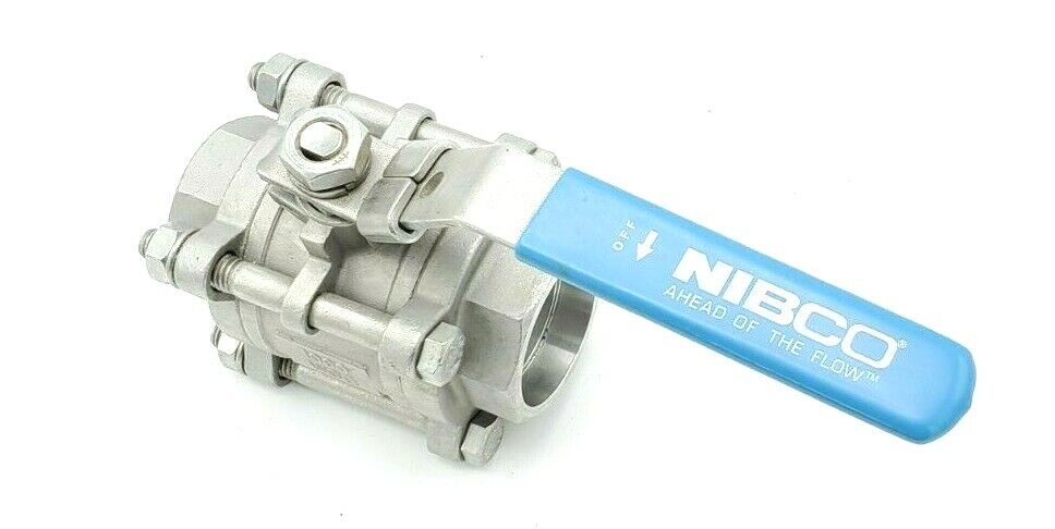 NEW NIBCO K595S6R66LL BALL VALVE CF8M, 1-1/2", 1000 WOG, K595 S6R66LL