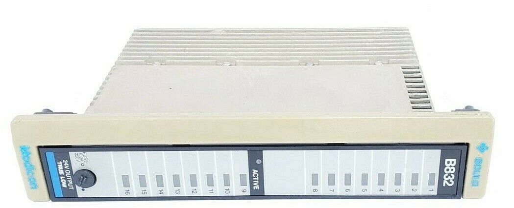 GOULD MODICON AS-B832-016 24V TRUE-LOW OUTPUT MODULE ASB832016