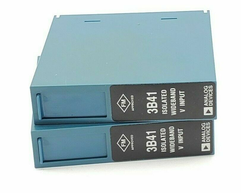 LOT OF 2 ANALOG DEVICES 3B41-00 ISOLATED WIDEBAND V INPUT MODULES 3B4100