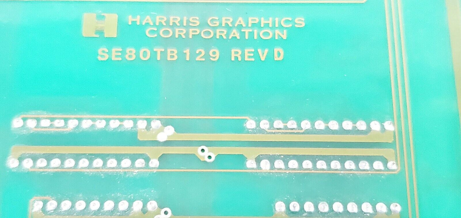 HARRIS GRAPHICS SE80SS130 REV. D PIA/PAMUX INTERFACE ASSEMBLY SE80D129 REV. D