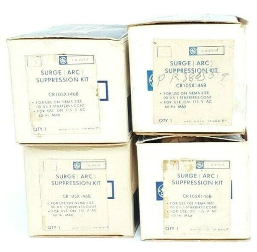 LOT OF 4 NIB GENERAL ELECTRIC CR105X146B SURGE (ARC) SUPPRESSION KITS