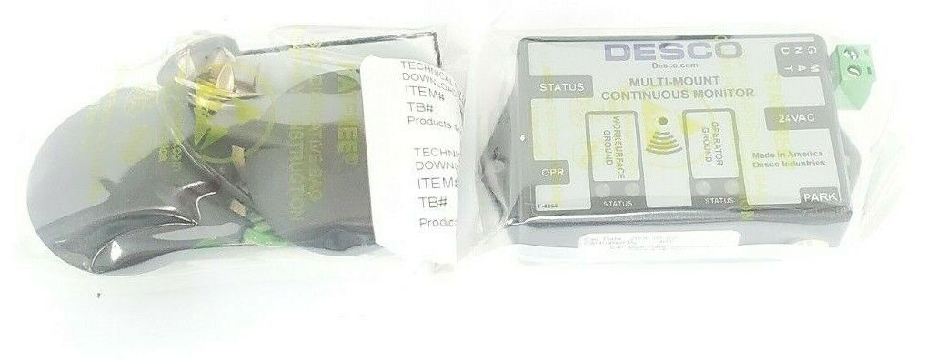 NIB DESCO 19226 MONITOR, CONTINUOUS MULTI-MOUNT 120V AUTO-JACK