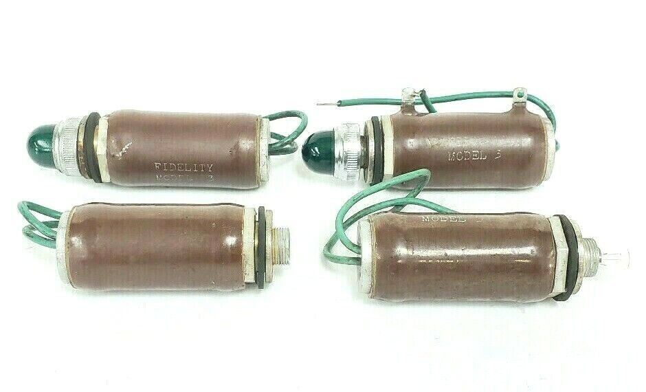 LOT OF 4 COMBUSTION ENGINEERING FIDELITY MODEL 3 INDICATOR LAMPS (INCOMPLETE)
