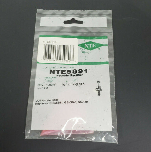 LOT OF 3 NEW NTE NTE5891 INDUSTRIAL RECTIFIERS PRV-1000V 12A