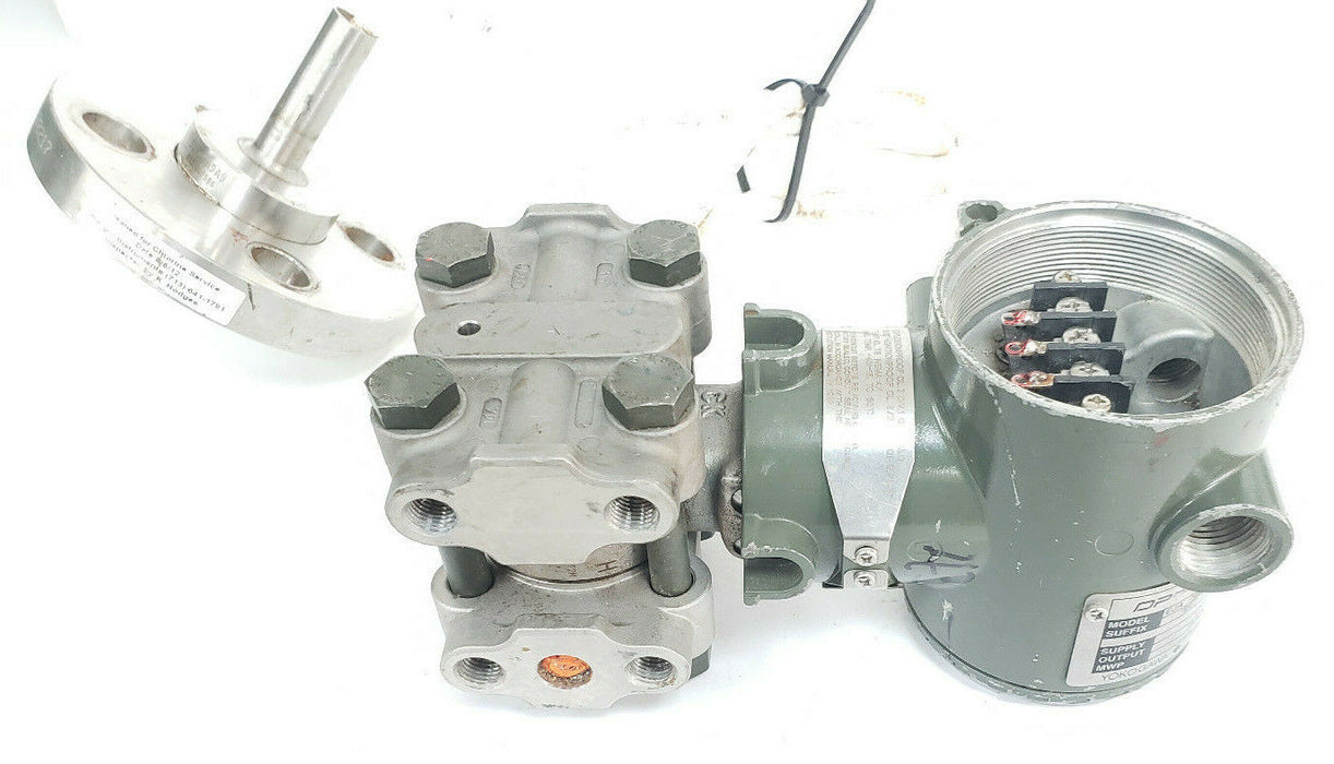 YOKOGAWA DP HART EJA S1 -EB54B-92EA/FF1/D1/2 PRESSURE TRANSMITTER W/ J&J FLANGE