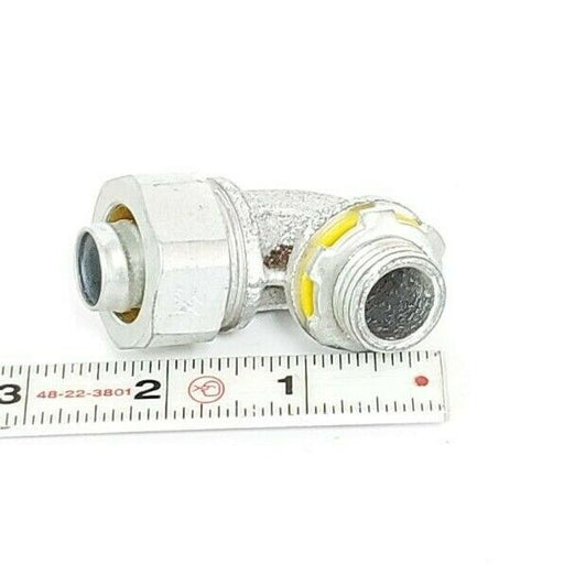 LOT OF 10 NEW GENERIC CUTLER-HAMMER 90DEG ELBOW CONDUIT FITTINGS, 1/2"