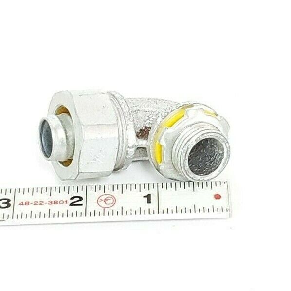 LOT OF 10 NEW GENERIC CUTLER-HAMMER 90DEG ELBOW CONDUIT FITTINGS, 1/2"