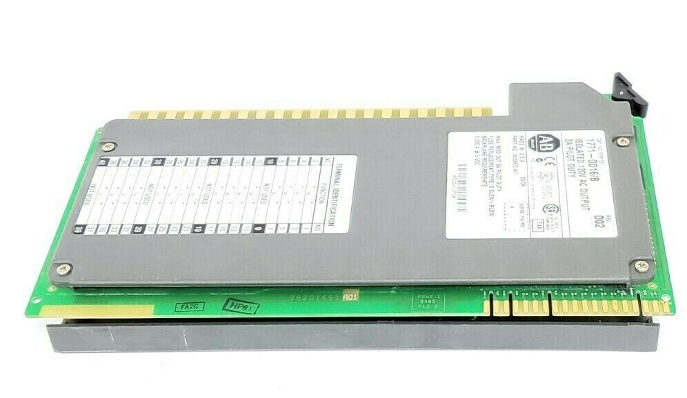 ALLEN-BRADLEY 1771-OD16 SER. B ISOLATED 120V AC OUPUT MODULE 1771-OD16/B REV D02