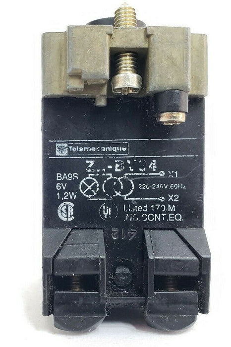 TELEMECANIQUE ZB2BV94 PILOT LIGHT HEAD 25310, 6V 1.2W