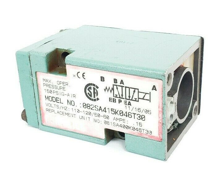 NUMATICS 082SA415K046T30 SOLENOID VALVE (INCOMPLETE)