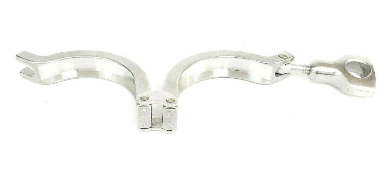 LOT OF 5 NEW TRI-CLOVER H13MHHM-2-S VALVE BODY CLAMPS, 212206, H13MHHM2S, 2-1/2"