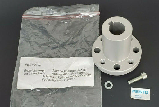 NEW FESTO AG 14656 PUSH-ON FLANGE 240989, M6X20-DIN912