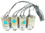 LOT OF 4 SKINNER V5L24760ST SOLENOID VALVES 110-120V 50/60HZ 10W 3/32" 75PSI