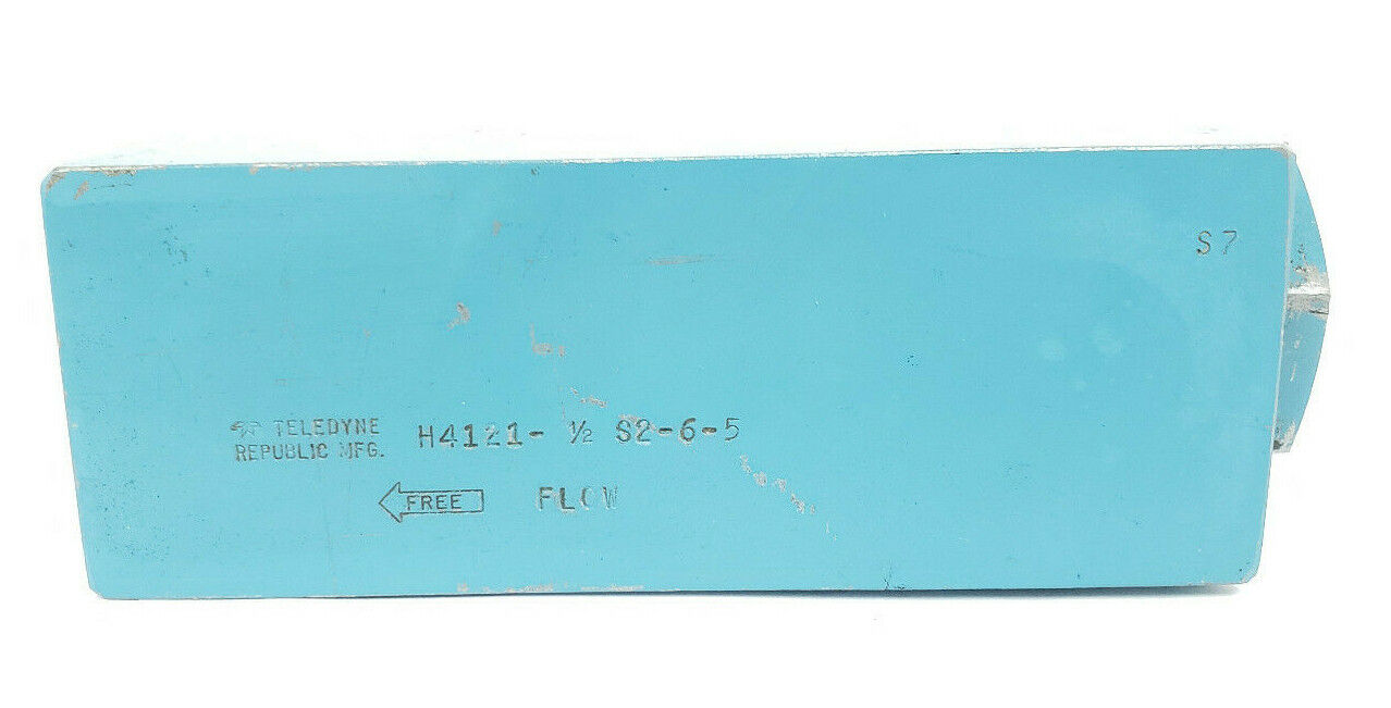 PARKER H4121-1/2 S2-6-5 CHECK VALVE H4121-1/2S2-6-5 H41211/2S265