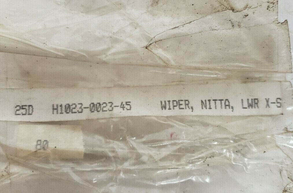 NEW OKUMA H1023-0023-45 WIPER SET 25D NITTA LWR X-SLIDE H1023-0025-15