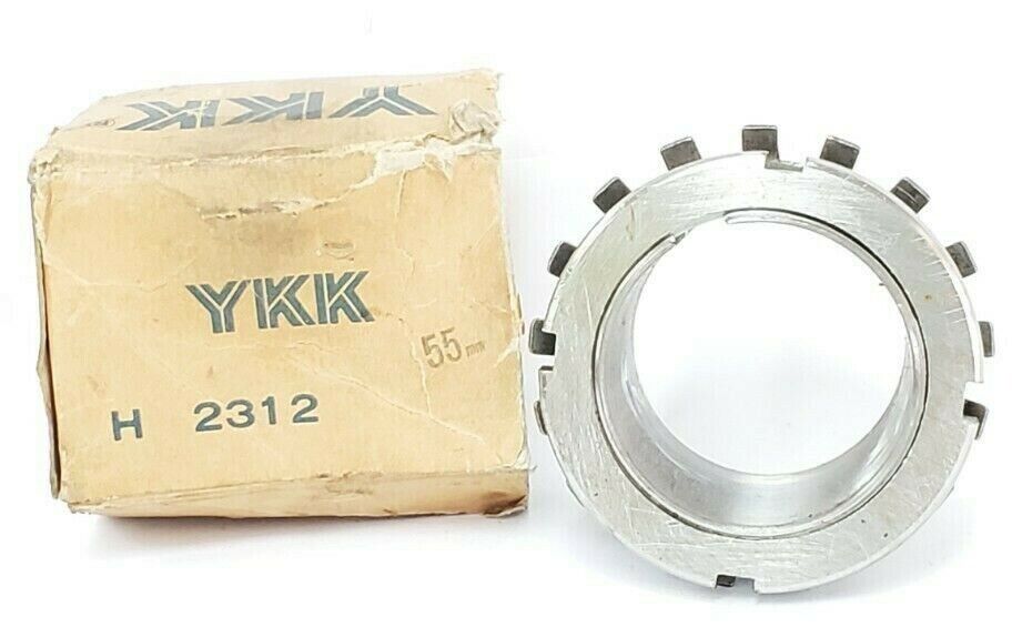 NEW YKK H-2312 55MM BEARING ADAPTER SLEEVE 1000-18A-055 H2312