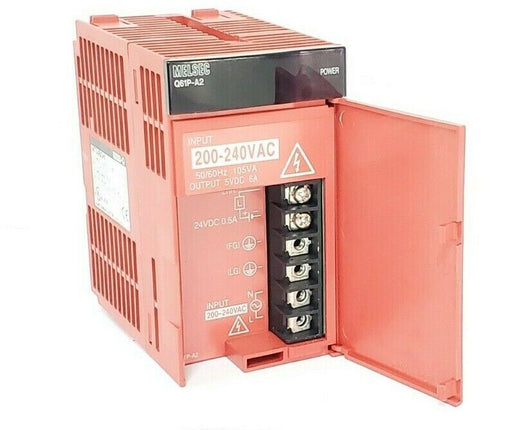 MITSUBISHI Q61P-A2 POWER SUPPLY UNIT, IN: 200-240VAC, OUT: 5VDC 6A, Q61PA2