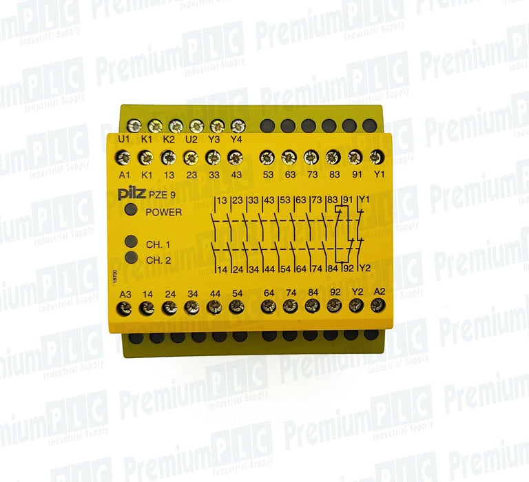 PILZ PZE 9 24VDC 8n/o 1n/c 774150 CONTACT EXPANSION MODULE IDENT. NR. 774150