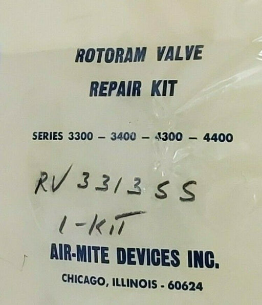 NEW AIR MITE KIT 3300-3400-4300-4400 ROTORAM VALVE REPAIR KIT RV 3313SS