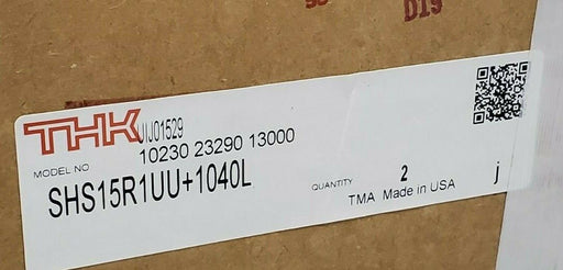 BOX OF 2 NEW THK SHS15R1UU+1040L LINEAR GUIDE BLOCKS SHS15R1UU