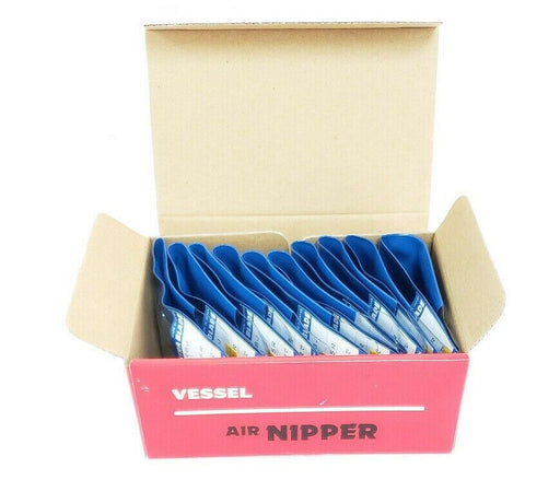 BOX OF 10 NEW VESSEL NY05RBJ AIR NIPPER EXTRA BLADES GT-NY05R, STRAIGHT, 3.0mm