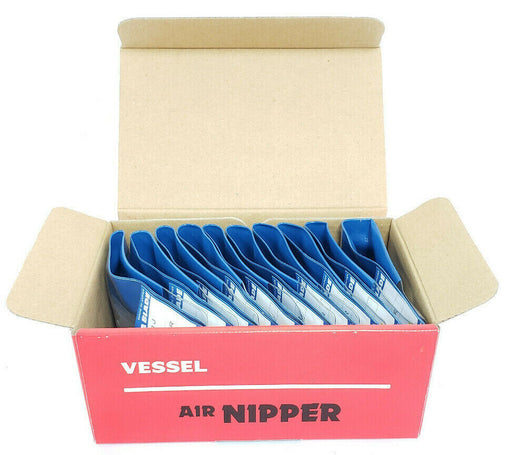 BOX OF 10 NEW VESSEL NY05RBJ AIR NIPPER EXTRA BLADES GT-NY05R, STRAIGHT, 1.6mm