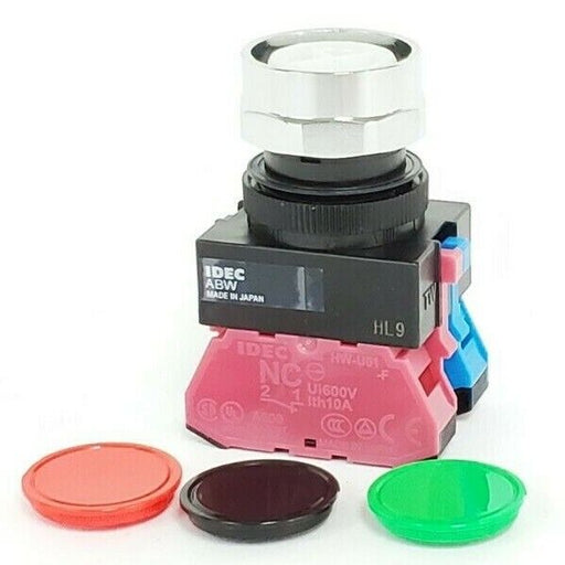 LOT OF 2 NIB IDEC ABW111-BGR PUSHBUTTONS ABW111BGR