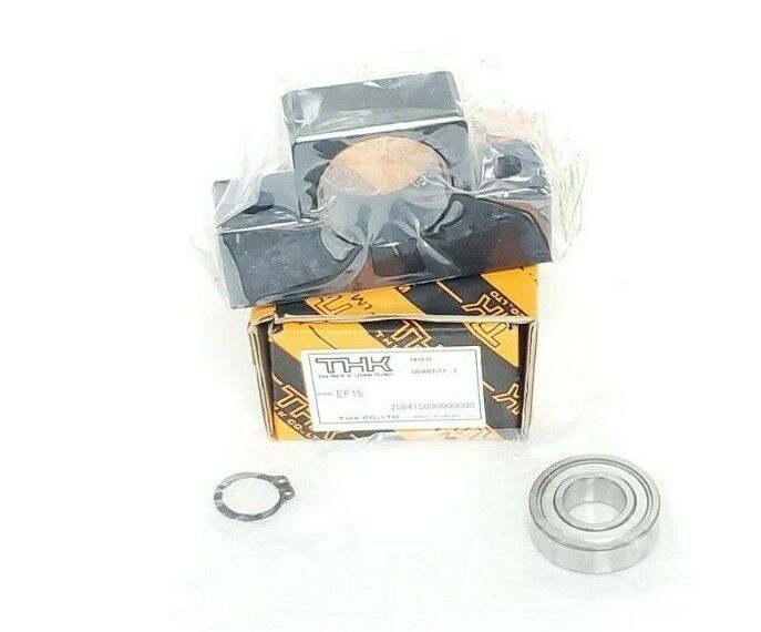 NIB THK EF15 BALL SCREW SUPPORT UNIT ASSEMBLY 6002Z BEARING 258415000000000