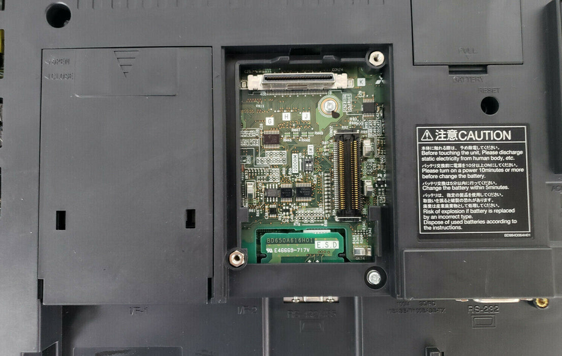 MITSUBISHI GT1675M-STBA OPERATOR INTERFACE 100-240VAC 50/60HZ 100VA