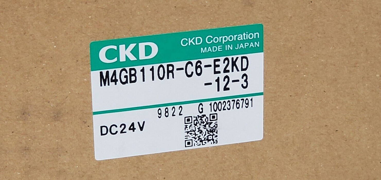 NIB CKD M4GB110R-C6-E2KD-12-3 VALVE MANIFOLD BLOCK ASSEMBLY 4GB119R-00-E2K-3