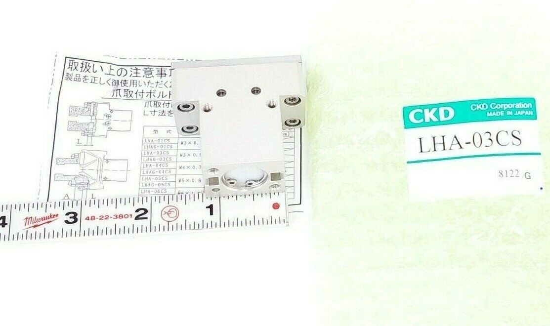 NEW CKD LHA-03CS PNEUMATIC GRIPPER SINGLE/DOUBLE ACTING LHA03CS