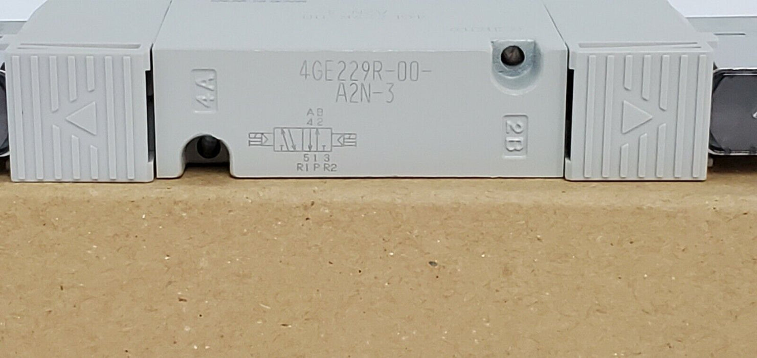 NIB CKD 4GE229R-00-A2N-3 SOLENOID VALVE 4GE229R00A2N, DC24V